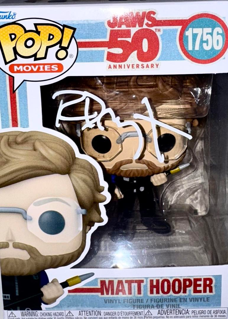 Richard Dreyfuss Signed Funko Pop #1756 Matt Hooper (Jaws) - Beckett COA #02